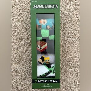 Minecraft Kid’s Socks Set - Green, Black, White
